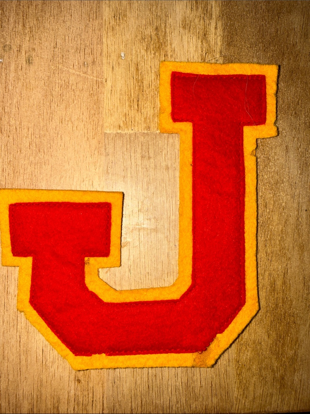 Vintage 1960s PACIFIC ATHLETIC CO. Letterman jacket “J”